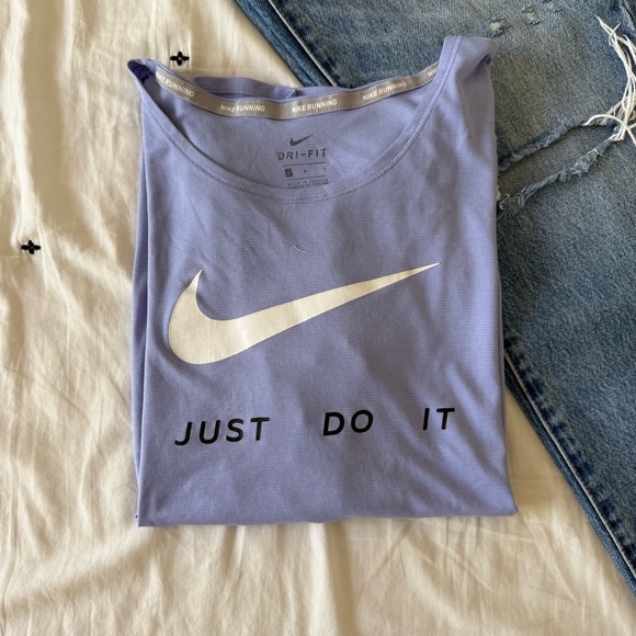 Nike Tops - Nike Purple Dri-Fit T-Shirt Size Large Short Sleeve